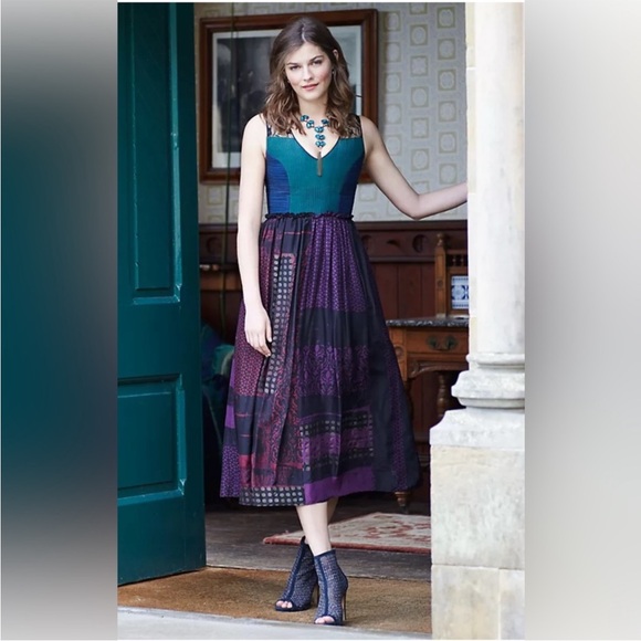 ANTHROPOLOGY | Niki Mahajan Midi Dress - Picture 2 of 11